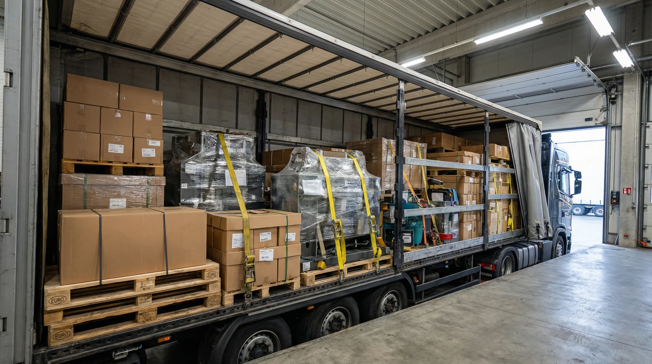 Komplettladung und Teilladung LKW Transport