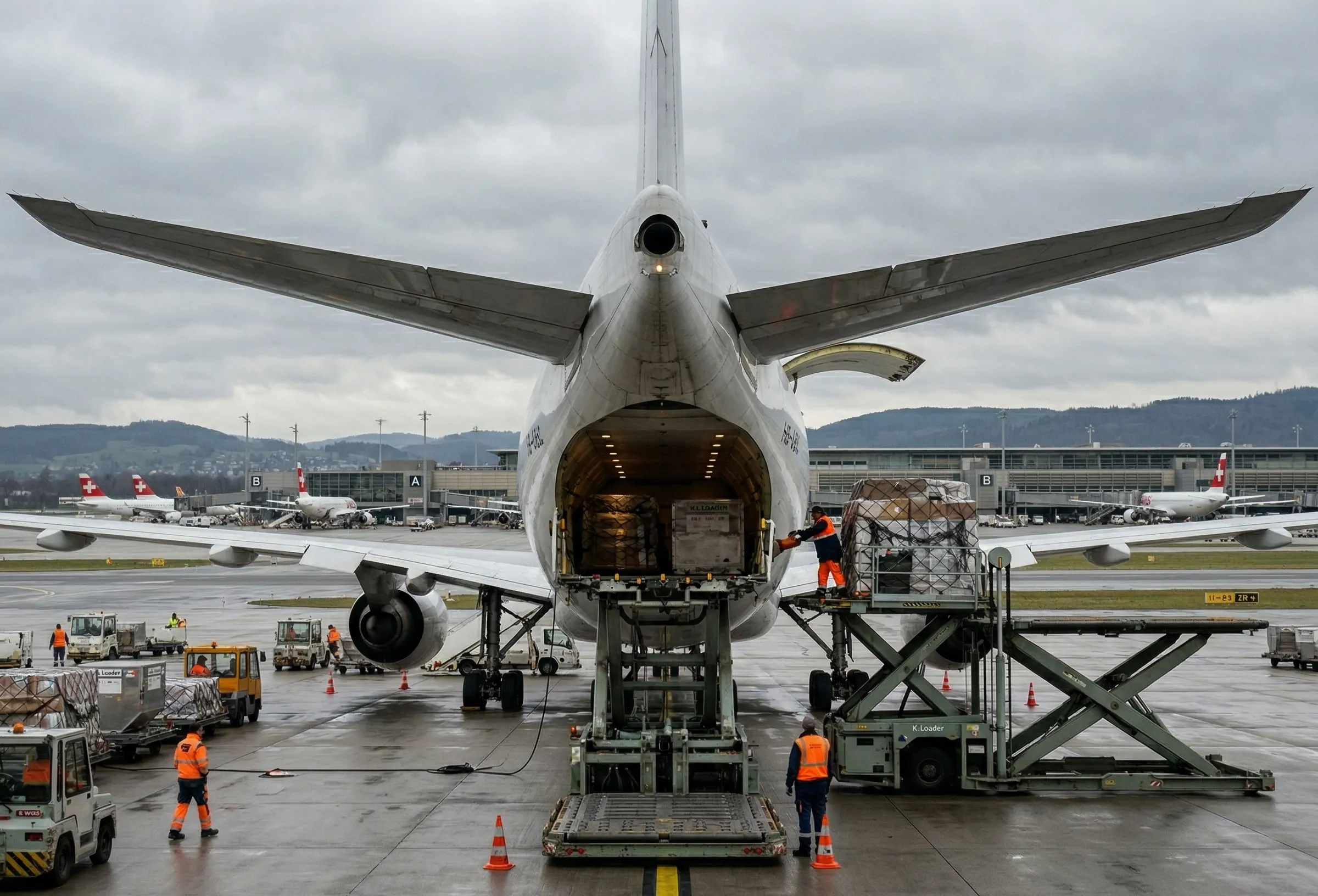 Luftfracht Expressfracht Flughafen Schweiz
