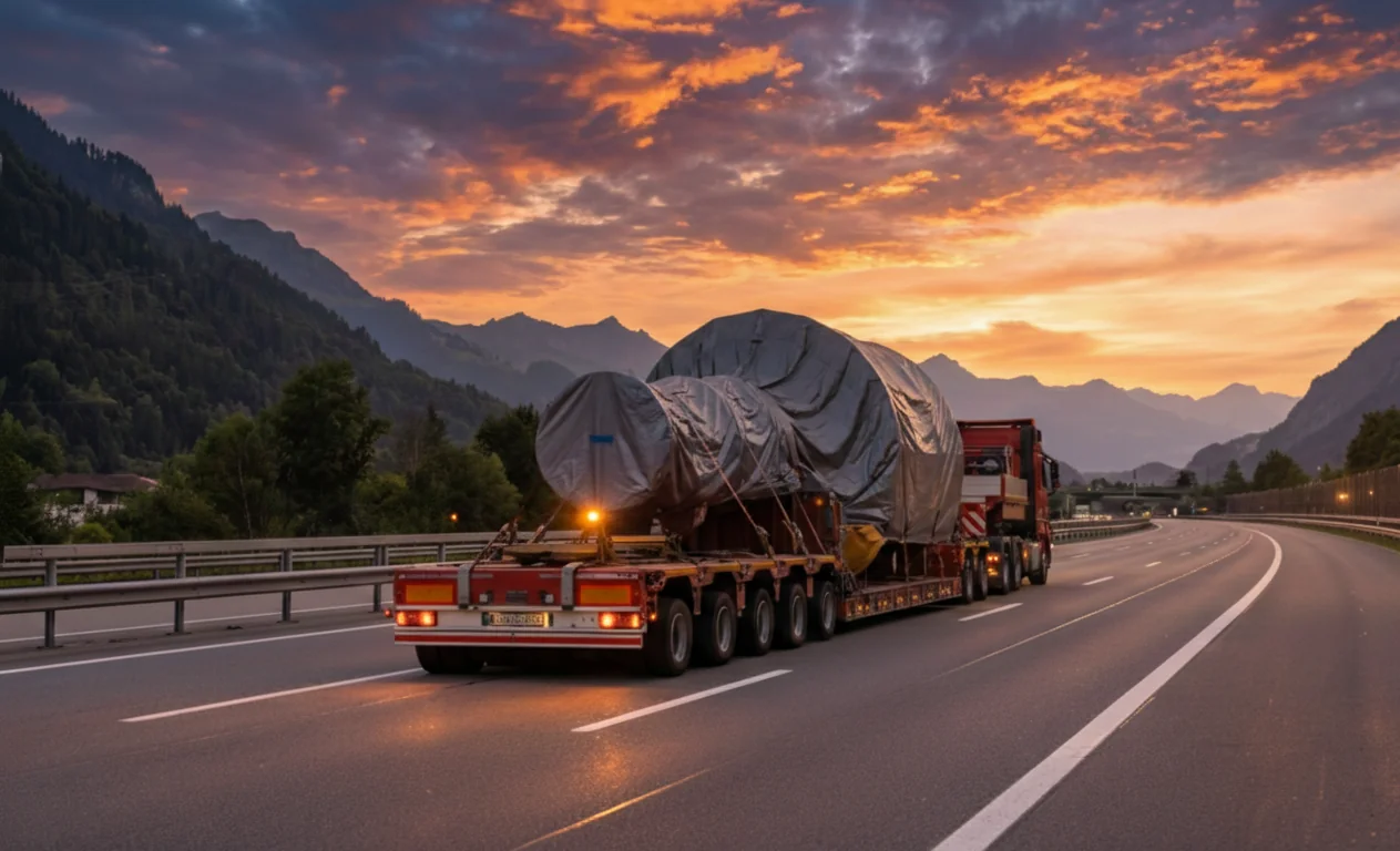 Schwertransport und Sondertransport Schweiz